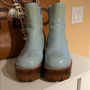 Jeffrey Campbell Women's Pastel Blue Heeled Boots